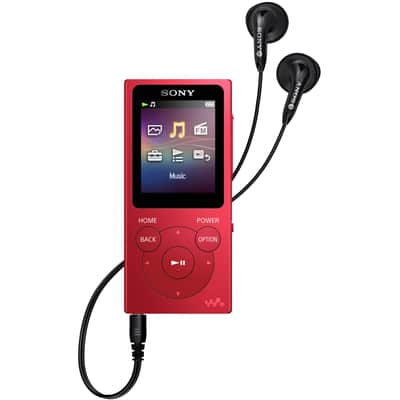 Sony NWE395/R 16GB Walkman MP3 Digital Music Player (Red) image 1