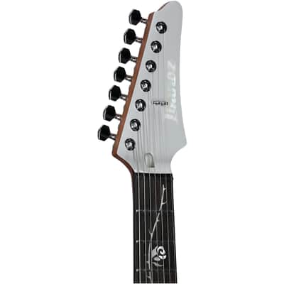 Ibanez TOD70 Tim Henson 7-String Electric Guitar (with Gig Bag), Classic Silver image 3