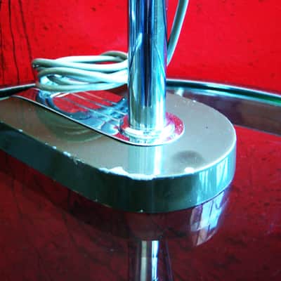 Vintage 1960's Aiwa DM-17 dynamic omni-directional microphone High Z w cable & stand Lafayette Calrad Olson image 9
