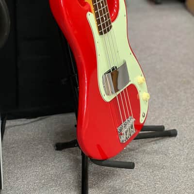 1995 Fender P-Bass - Black Label - MIM - Red image 6