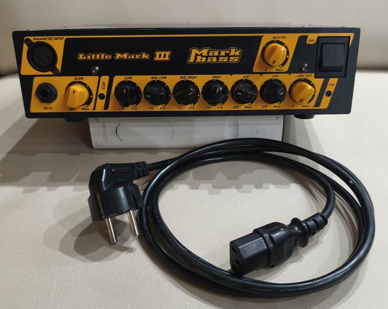 Markbass Little Mark III 500-Watt Bass Amp Head, Made in Italy(not Ampeg, Aquilar) image 1