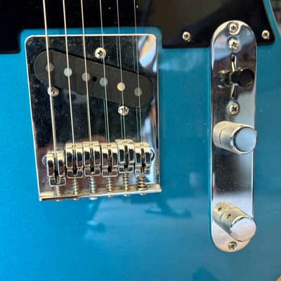 Fender Telecaster, 2016, Lake Placid Blue w/ Black Pickguard. w/HSC. Upgraded by 920D Custom image 6