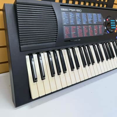 Yamaha PSR-180 61-Keys Electronic Keyboard w/ Speakers 1990's - Black image 2
