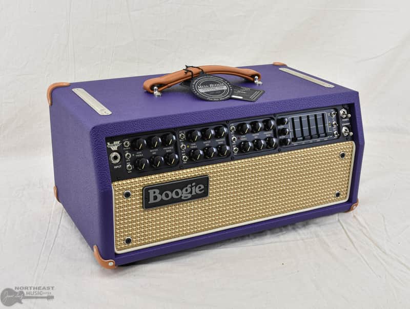 Mesa Boogie Mark VII All Tube Amplifier Head - Purple Bronco, Cream & Tan Grille image 1