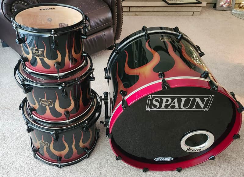 Spaun 4 PC Maple 2000's - Flames image 1