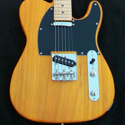 X X-Wide 2" Neck (51mm at the nut) Telecaster Master-built Butterscotch Natural Finish Finish + 12" Radius Maple 22 Fret Neck + SRV Pickups + Treble-Bleed Circuit+ Leveled+ Crowned and Polished Frets! + Grover 406c Locking Tuners+ Full Low-Action Setup! image 5