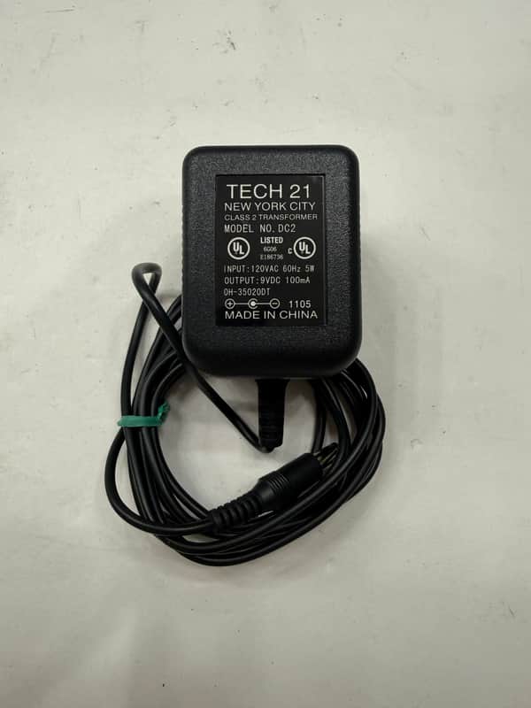 Tech 21 Model No. DC2 9v 100mA Guitar Effect Pedal Original Power Supply Adapter image 1