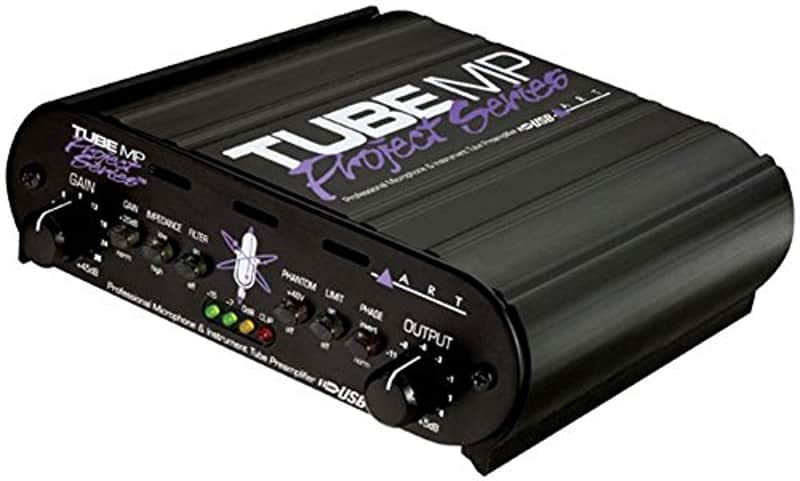 ART Tube MP Project Series Microphone and Instrument Preamplifier with USB image 1