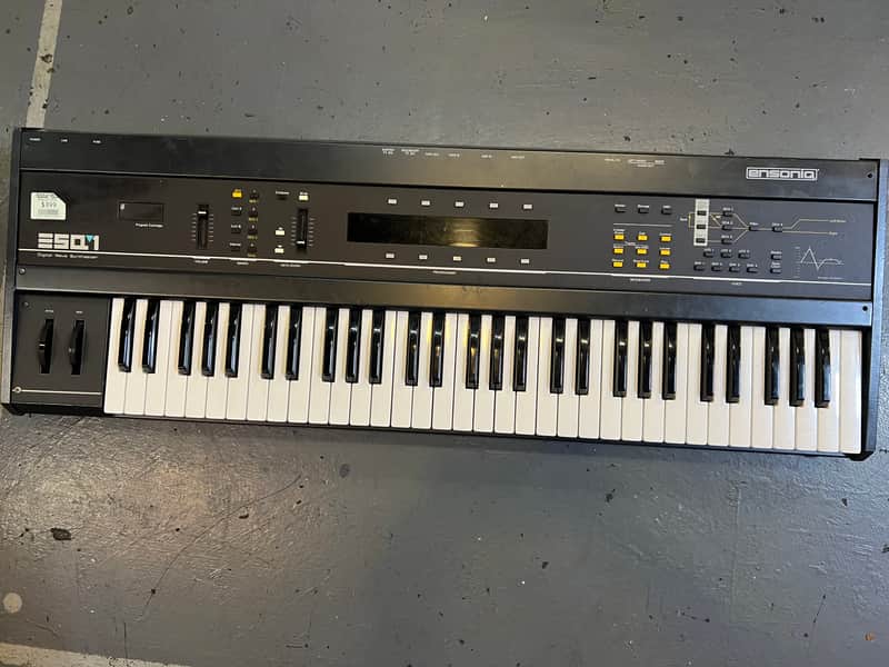 Ensoniq ESQ-1 Wave Synthesizer 1986 - Black | Reverb