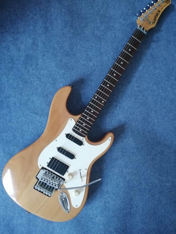 Rare Vintage 90's - Samick Valley Arts Super Strat SSM2 (1993, Natural, Floyd Rose Licence) image 1