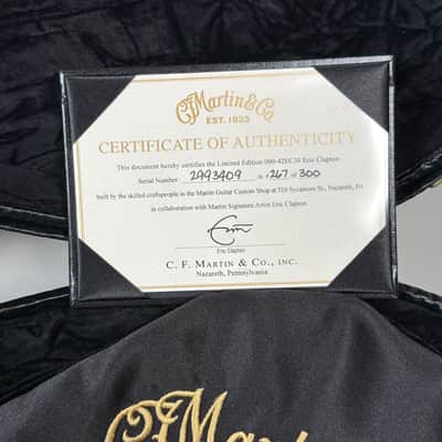 2025 Martin Custom Shop 000-42EC30 Eric Clapton Signature 30th Anniversary (#267 of 300) image 6