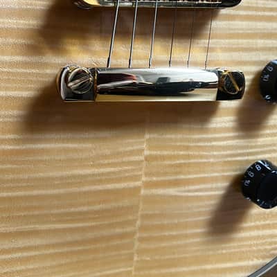 LP Style Electric Guitar - Gold Hardware W/ Flamed Maple Top image 6