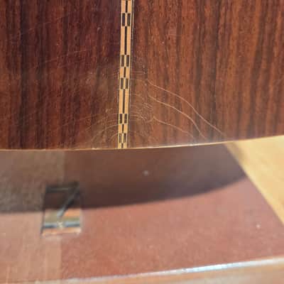 Vintage Japan 1970s S. Yairi 9110 SYairi Dreadnought Acoustic Natural - Top Splice Repair & GREAT Sound! image 23