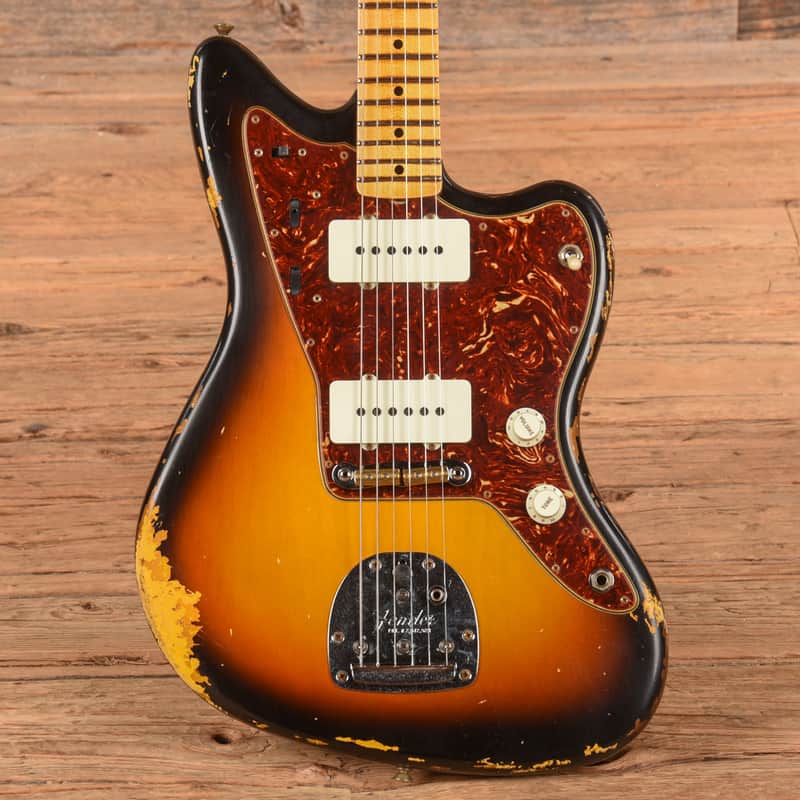 Fender WW10 '59 Reissue Jazzmaster Heavy Relic Aged 3-Color Sunburst 2022 image 1