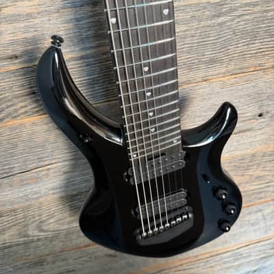 Ernie Ball Music Man Majesty 8 8-String Electric Guitar - Dark Side w/Ebony FB image 4