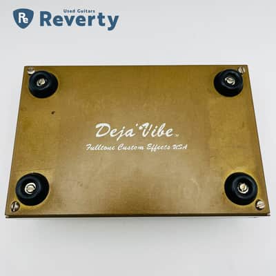 Fulltone Deja Vibe Gold top Edition Limited to 10 Guitar Effect Pedal Used image 13