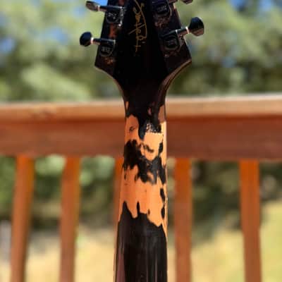 Epiphone Jimi Hendrix Love Drops Flying V electric guitar w/ original hardshell case image 8