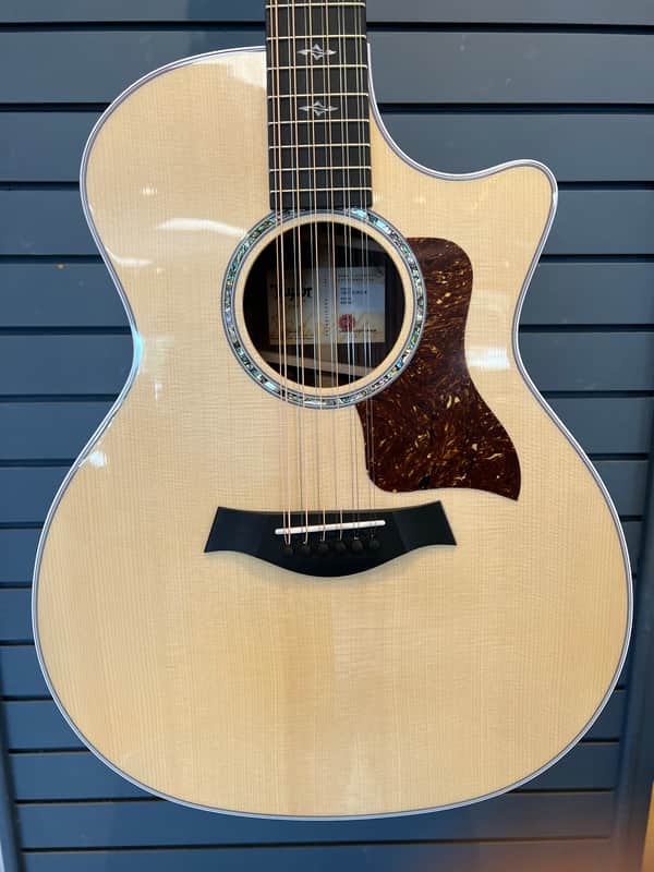 Taylor 454ce 12-String Acoustic-Electric Guitar Natural image 1