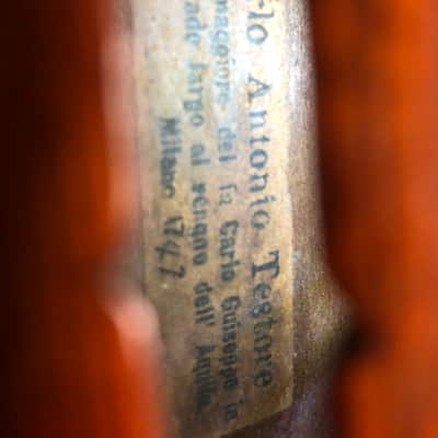 Carlo Antonio Testore (Copy) Antique Violin c. Mid-19th Century image 13
