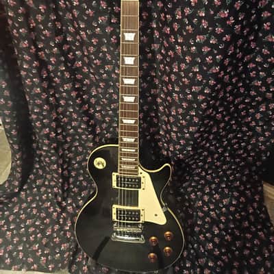 Epiphone 2003 Les Paul Standard Plus Top made in Korea 2003 Trans Black MIK Saein Factory image 4
