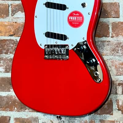 Squier Sonic Mustang Color Torino Red , Support Brick & Mortar Music Shops , Buy it Here ! image 1