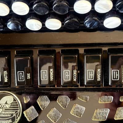 Fantini professional accordion mid 2010s - Black image 7