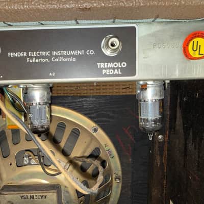 Fender Princeton 6G2 Guitar Combo- 1963 - Brown image 8