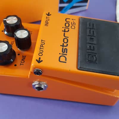 Boss DS-1 Distortion (Black Label) Vintage 1989 - Orange image 3