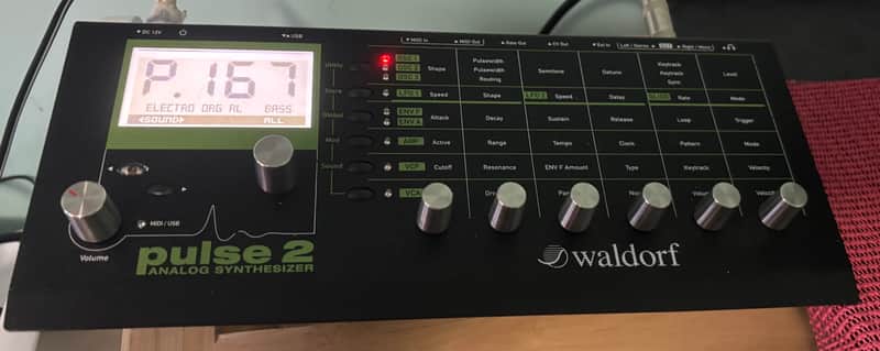 Waldorf Pulse 2 Analog Synthesizer Module 2013 - Present - Black image 1
