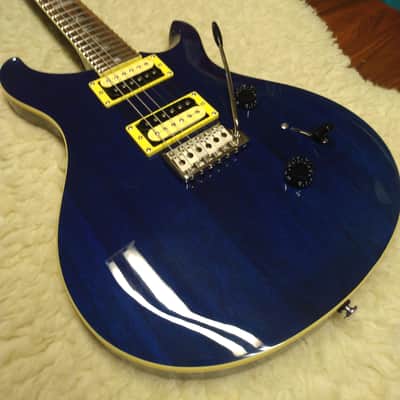PRS 2019 SE Standard 24 Translucent Blue w/Gator Padded Bag image 2