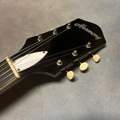 1960's Harmony H-66 Vibra Jet Sunburst w/OSSC & Strap & Cord ! 1-OWNER !! RARE!!! image 2