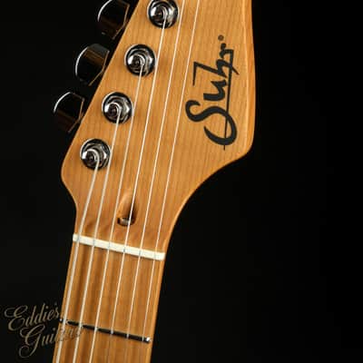 2023 - Suhr Eddie's Guitars Exclusive Custom Classic T Roasted - Black Sparkle image 7