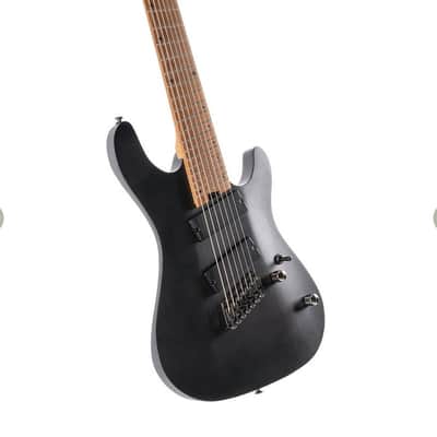 Cort KX307 7-String Multi-Scale Electric guitar- Open Pore Black image 16