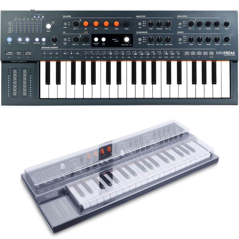 Arturia MiniFreak 37-key Hybrid Synthesizer with Decksaver image 1