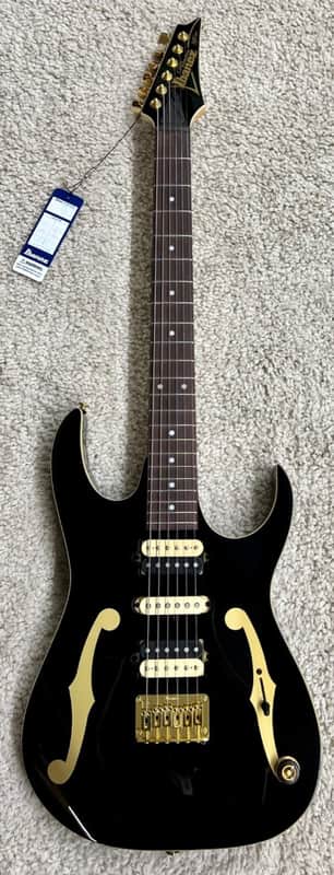 Mint Ibanez Paul Gilbert Signature Model PGM50BK Electric Guitar, Black Finish w/Bag image 1