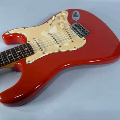 2002 Fender Custom Shop Stratocaster Jason Davis Master Built | Fiesta Red Finish W/HSC image 10