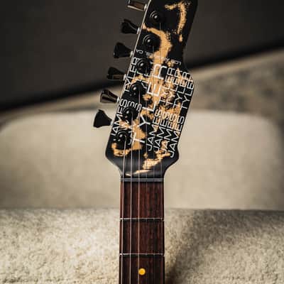 James Tyler USA Studio Elite HD-Black Gold Shmear Semi-Gloss SSH w/Rosewood FB, Faux Matching Headstock, Black HW, Midboost & Bypass Button image 5