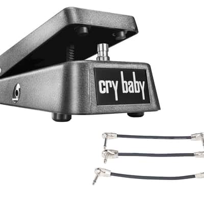 Dunlop Cry Baby GCB95 Original Crybaby Wah Pedal + Gator Patch Cable 3 Pack image 1