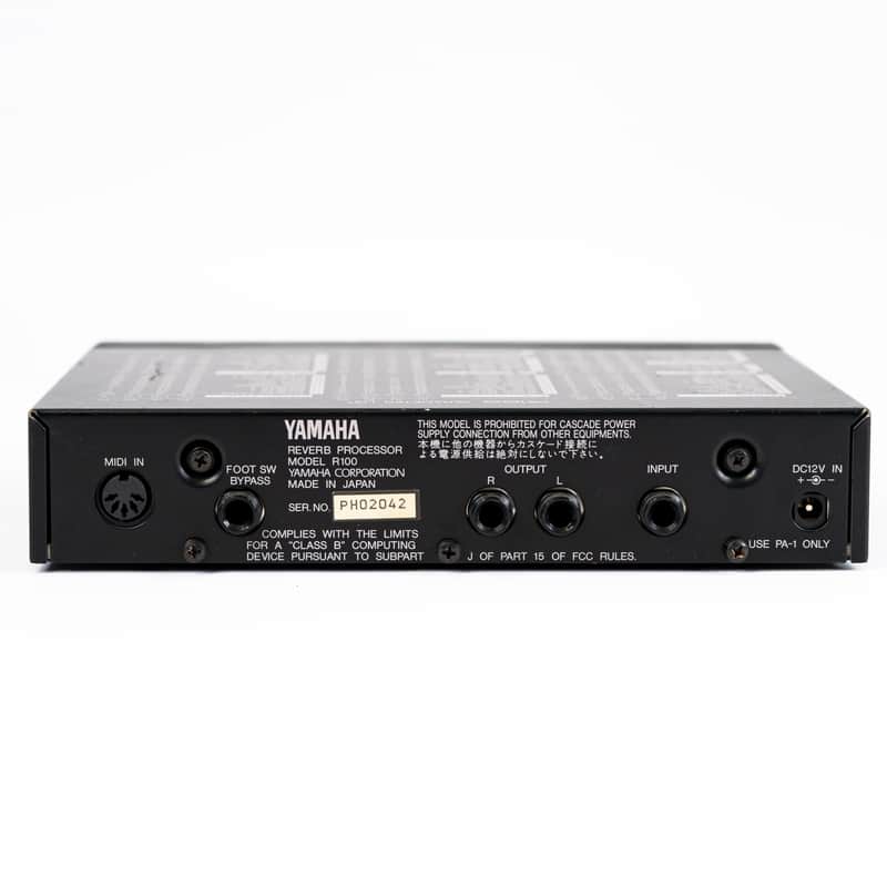 Yamaha R100 Reverb Processor Half Rack with Power Supply | Reverb