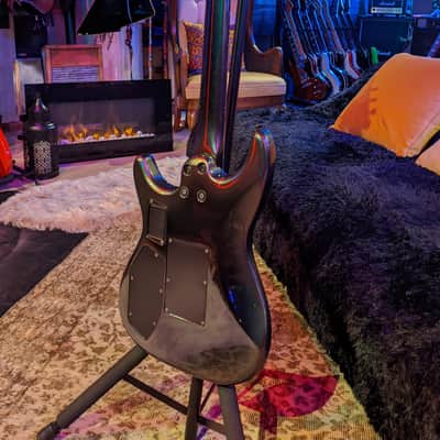 Fender Heartfield EX1 1989 MIJ Fujigen - EX-1 Black Pearl Burst Gotoh Floyd Rose Made in Japan image 13