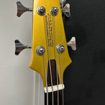 Aria Pro II SB-700 Four String Bass Guitar - Gold Wing w/Free Hard Case image 3
