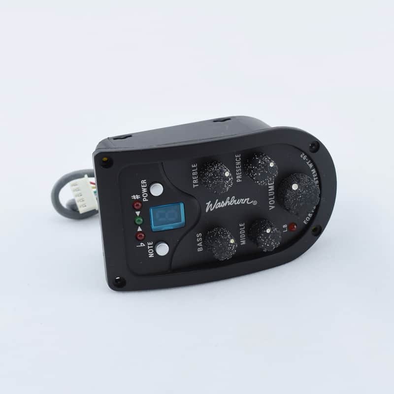 Washburn  WT-92 Preamp Oval Acoustic Guitar Tuner EQ Equalizer image 1