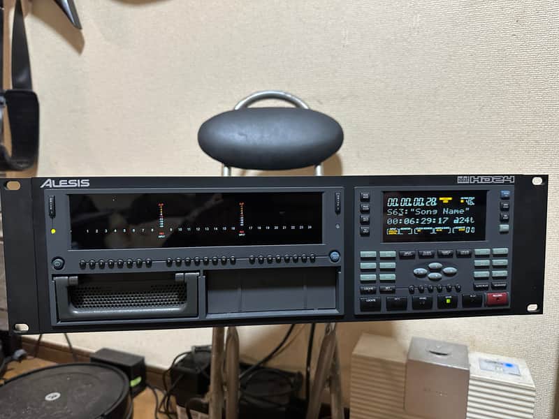 Alesis HD24 Rackmount 24-Track Hard Disk Audio Recorder 2010s - Black image 1