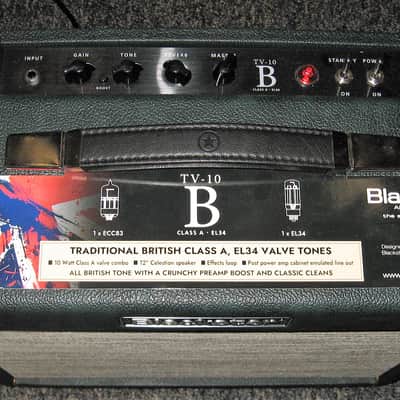 Blackstar TV-10 B 10-Watt 1x12" Guitar Valve Combo Amp - Green image 7