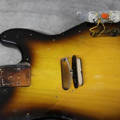 Early 1957 Fender Precision Bass - 2-Tone Sunburst image 21