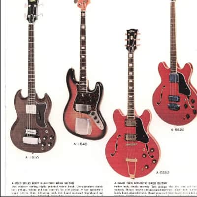 Rare 1974 Aria Hb Eb-3 Bass Made in Japan Vintage @ Sg Fender