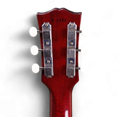 Gibson Custom 1958 Les Paul Junior Double Cut Reissue VOS Cherry Red image 6