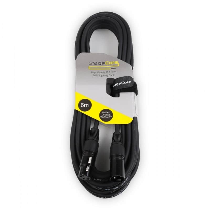 Stagecore Stagecore DMX Cable / Lead 3 Pin Male XLR – 3 Pin Fe…