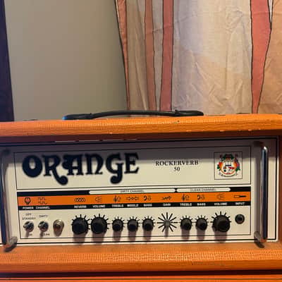 Orange Rockerverb 50 2-Channel 50-Watt Guitar Amp Head 2004 - 2009 - Orange image 5