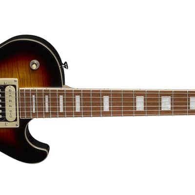 DEAN Thoroughbred X Flame Maple electric GUITAR Three Tone Burst - TBX w/ Case image 2